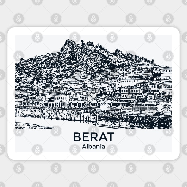 Berat - Albania Sticker by Lakeric